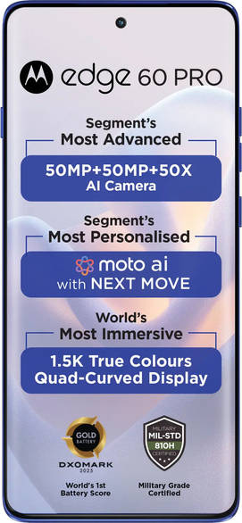 Motorola Edge 60 Pro 12GB RAM