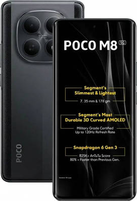 POCO M8 256GB, 8GB RAM