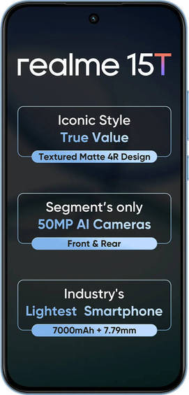 realme 15T 256GB 12GB RAM