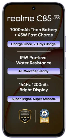 realme C85 6GB RAM